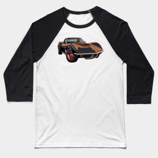 Chevy C3 Corvette Stingray Baseball T-Shirt